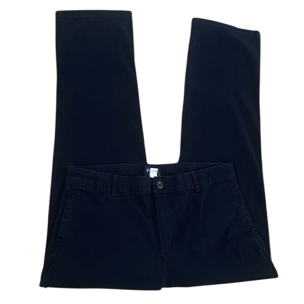 New Place Boys Navy Blue Uniform Stretch Straight Chino Pants Size 14